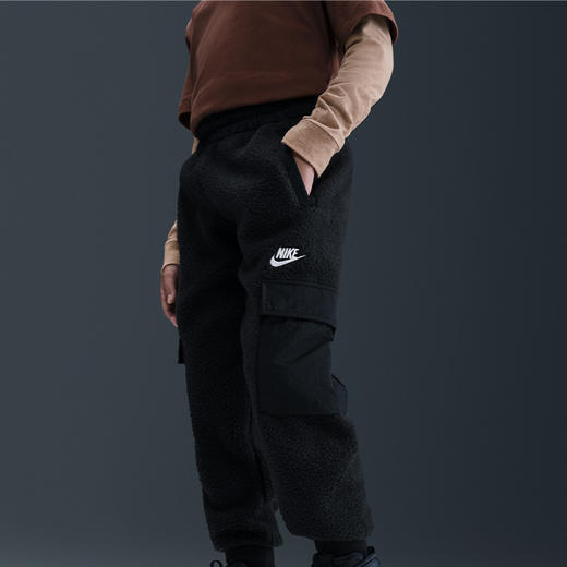Nike Sportswear Club Fleece 大童摇粒绒工装长裤 HV0386 商品图1