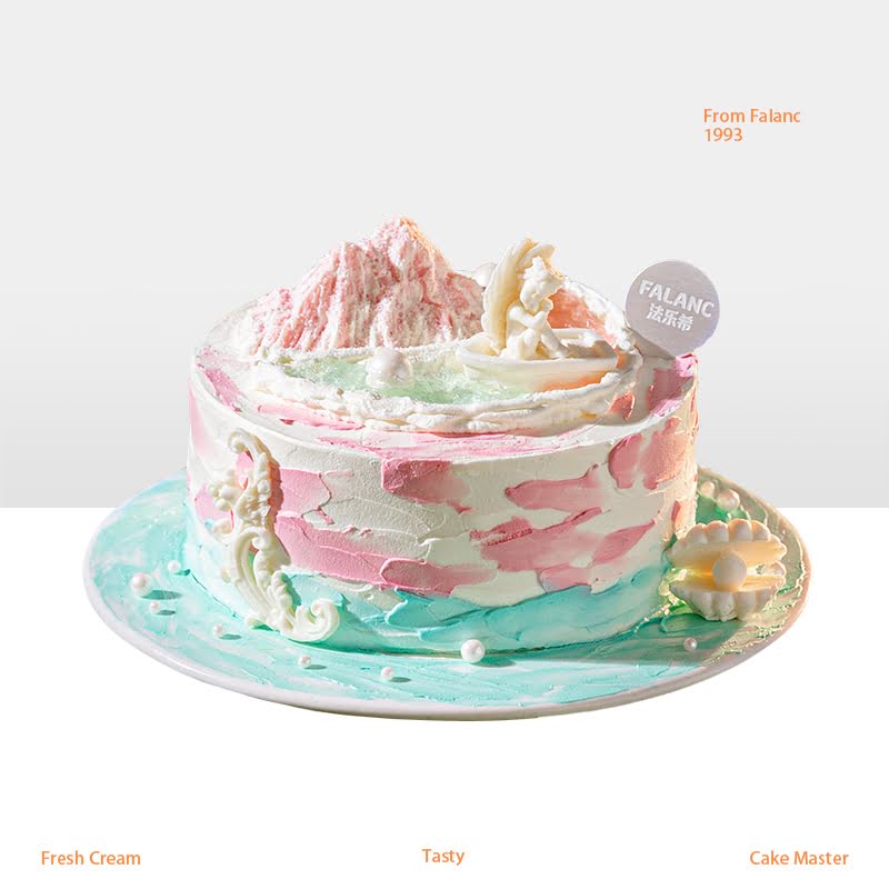 【希利尔湖】透过玫瑰色看世界 慕斯夹心蛋糕