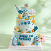 龙年蛇年男宝宝周岁蛋糕 商品缩略图0