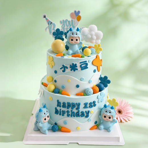 龙年蛇年男宝宝周岁蛋糕 商品图0