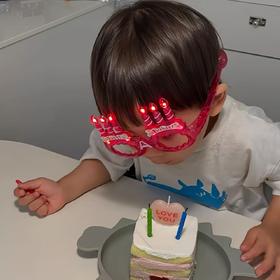 【会发光的生日眼镜】LED灯ins风生日派对眼镜