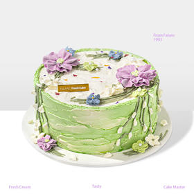 【莫奈紫鸢】平衡与感知的美学 慕斯夹心蛋糕