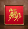 盘金苏绣金马送福摆件 商品缩略图0