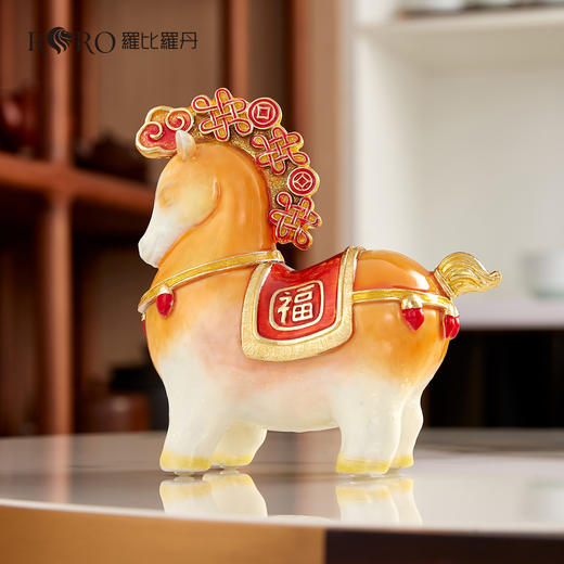E-LB-R91706J  罗比罗丹 马上有福摆件 小号 商品图2