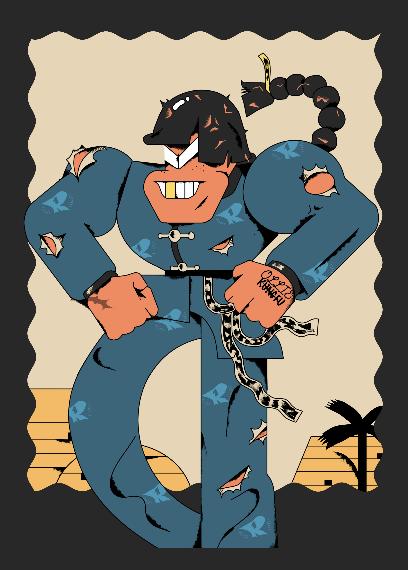 锦江丨怪功夫丨A4微喷 商品图1