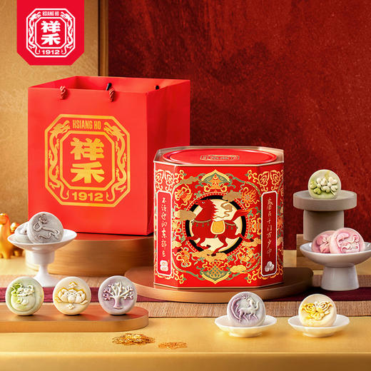祥禾饽饽铺 2026年马年限定礼盒 骐骥桶820克 商品图1