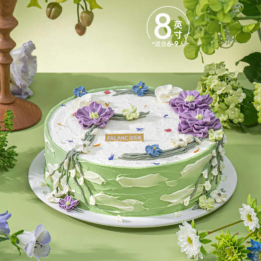 【莫奈紫鸢】平衡与感知的美学 慕斯夹心蛋糕 商品图5