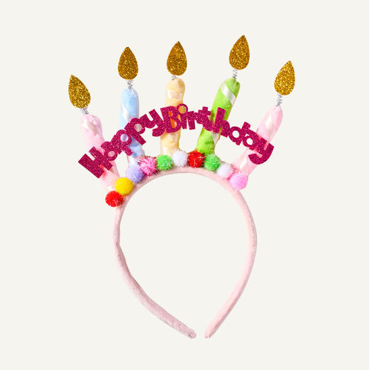 彩色蜡烛派对发箍（下单备注颜色，未备注随机发货哈） 商品图0