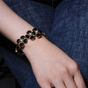 北京仓｜Goossens Paris-TREFLE-四叶草 黑色玛瑙 手镯［法国设计师］ 商品缩略图0