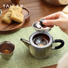 TAIC太可纯钛泡茶壶带过滤功夫茶具家用户外露营旅行钛茶具泡茶器纯钛茶韵.泡茶壶280ml（皓月银） 商品缩略图1