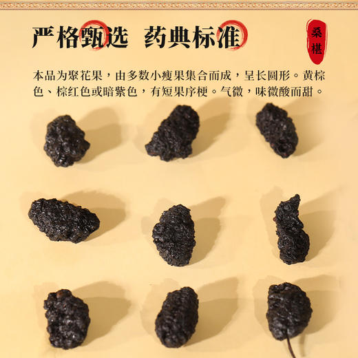 康美药业桑椹180g/瓶 康美中药饮片罐装可搭配枸杞玫瑰大枣泡水 商品图1