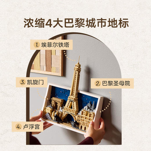 乐高积木L21064
巴黎-爱之城 商品图3