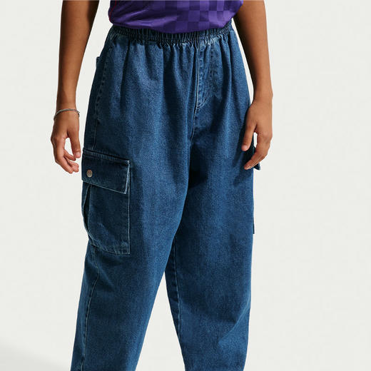Nike Sportswear Collection 大童牛仔工装长裤 IO0197 商品图7