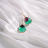 北京仓｜Gripoix Paris-Pop Glamour-sea green 花瓣 琉璃 耳环［法国设计师］ 商品缩略图1