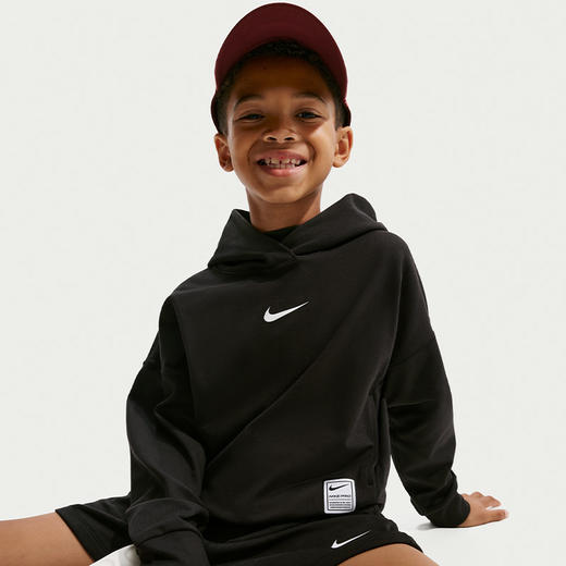 Nike Pro Dri-FIT 大童（男孩）速干针织训练套头连帽衫 IF1723 商品图2