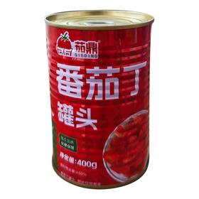 【严选】茄鼎番茄丁罐头 新疆新鲜西红柿块 0添加剂  茄鼎新疆番茄丁400g/罐