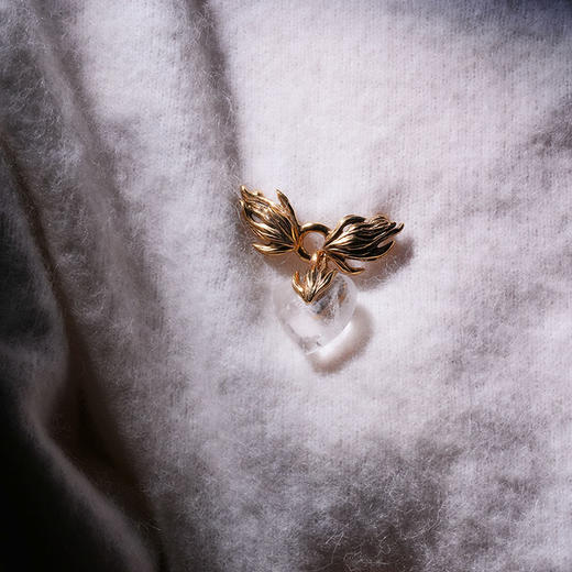 北京仓｜Goossens Paris-COEUR PRECIEUX-爱心 胸针［法国设计师］ 商品图0