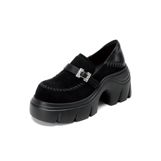 Westory2026年春季厚底老钱风乐福鞋休闲酷帅深口单鞋W26AM50191 商品图10