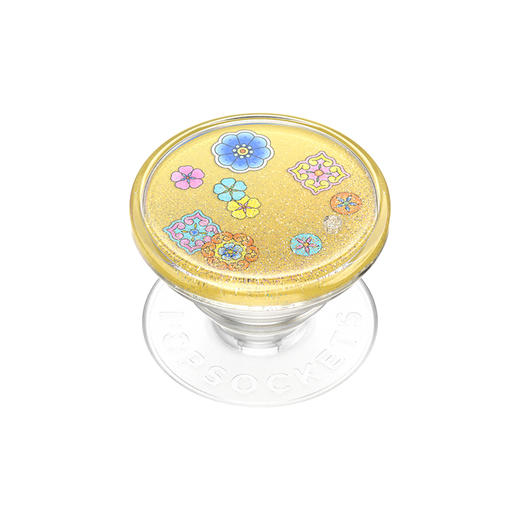 【马上有福】斗彩纳福 POPGRIP泡泡骚手机粘贴式气囊支架 Tidepool流沙系列 奢华金 彩色 商品图0