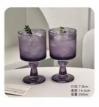 紫色珠点高脚酒杯（甜品台）/1*1个 商品图0