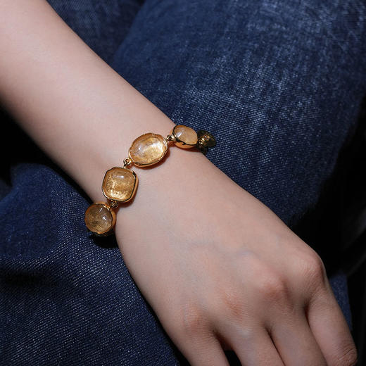 北京仓｜Goossens Paris-CABOCHONS-Rock Crystal 手链（原色）［法国设计师］ 商品图2