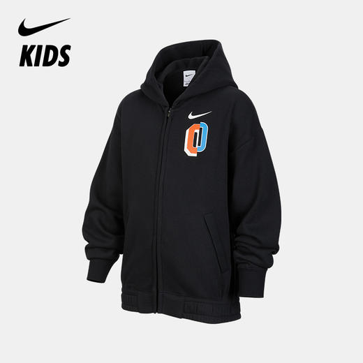 Nike Start Soul 大童（男孩）全长拉链开襟加绒连帽衫 IO7912 商品图0