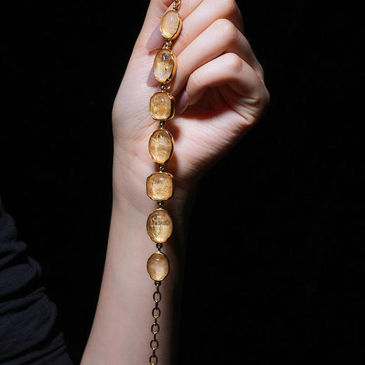 北京仓｜Goossens Paris-CABOCHONS-Rock Crystal 手链（原色）［法国设计师］ 商品图1