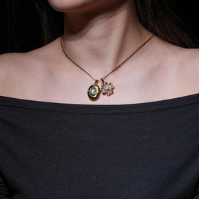 北京仓｜Goossens Paris-Talisman Trèfle-丹宁蓝 四叶草 项链［法国设计师］