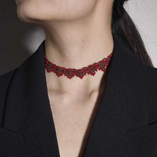 北京仓｜Lorina Balteanu-RAIA-Red 项链［法国设计师］ 商品图0