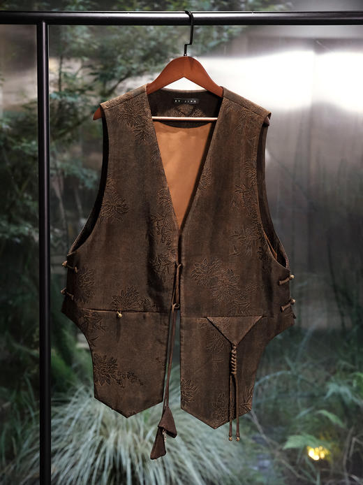 盛唐婧 | 风吟罗縠轻奢时尚香云纱系带马甲 商品图7