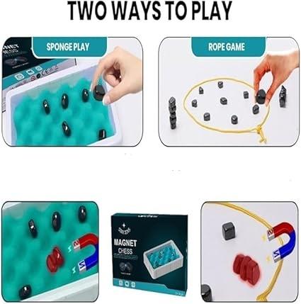 美国 STAR-TOYS 40枚磁铁磁棋盒套装 新型多人磁铁棋盘游戏 商品图2