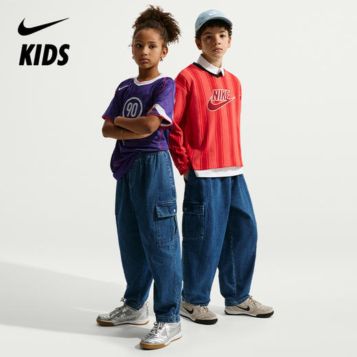 Nike Sportswear Collection 大童牛仔工装长裤 IO0197 商品图5