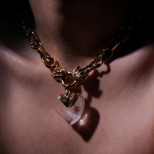 北京仓｜Goossens Paris-COEUR PRECIEUX-爱心 粗链条 项链［法国设计师］ 商品图3