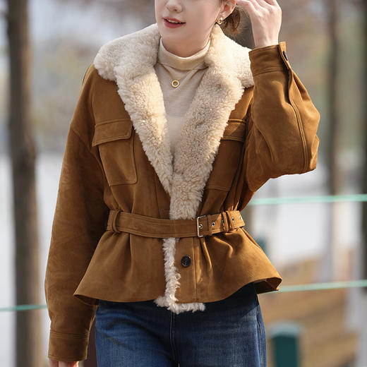 【预售7天】良木礼羊皮鹅绒服（0304） 商品图3
