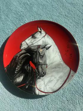 孙浩《天长地久》艺术瓷盘