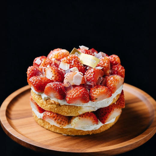 香缇椰子草莓蛋糕 商品图0