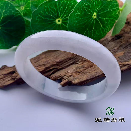派瑞翡翠 翡翠手镯 糯种 浅紫 商品图0
