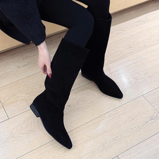 【预售15天，只换不退】良木礼长靴（D25103365） 商品图0