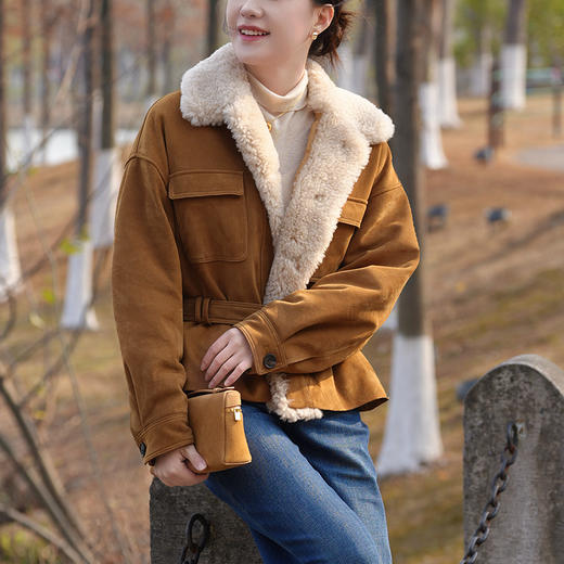 【预售7天】良木礼羊皮鹅绒服（0304） 商品图1