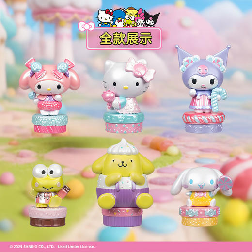 Jazwares 2英寸Hello Kitty&Friends 带底座公仔珠光糖果系列高价收藏版 商品图4