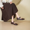 Westory2026年春季牛皮分趾学院风玛丽珍鞋休闲平底浅口单鞋S26AE50671 商品缩略图1