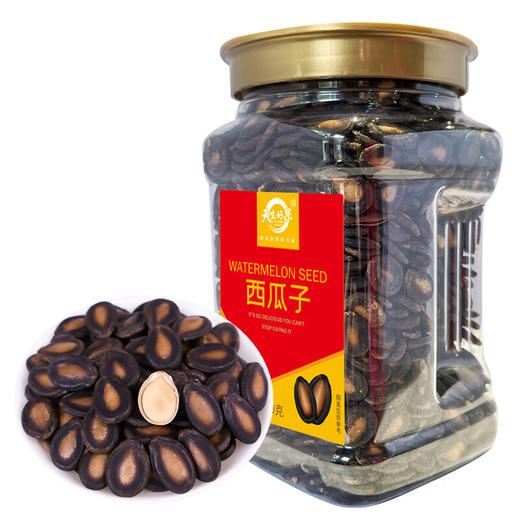 【分仓直发包邮】天生好果西瓜子450g（手持方罐） 商品图0
