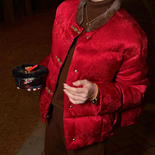 【预售7天】良木礼水貂羽绒服（3772） 商品图4