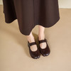 Westory2026年春季牛皮分趾学院风玛丽珍鞋休闲平底浅口单鞋S26AE50671 商品缩略图6