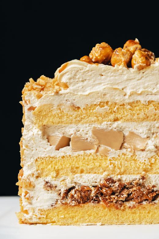 焦糖海盐杏仁榛子蛋糕 商品图8