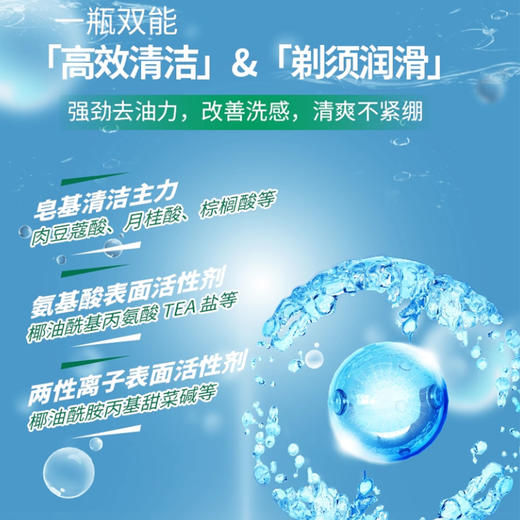 马来西亚进口可且男士剃须双能洁面泡160ml/瓶 商品图2