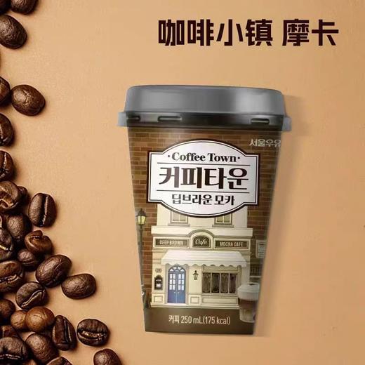 寿尔咖啡小镇摩卡味咖啡饮料커피타운모카커피250ML 商品图1