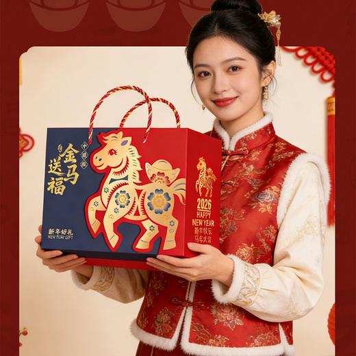 【断货】2026 金马送福新年零食礼盒 商品图3