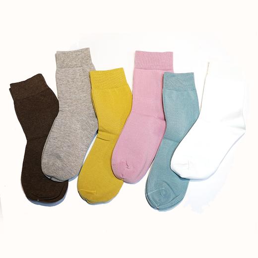 【武汉老字号】汉棉 长绒棉女士中筒袜（6双装） 商品图2