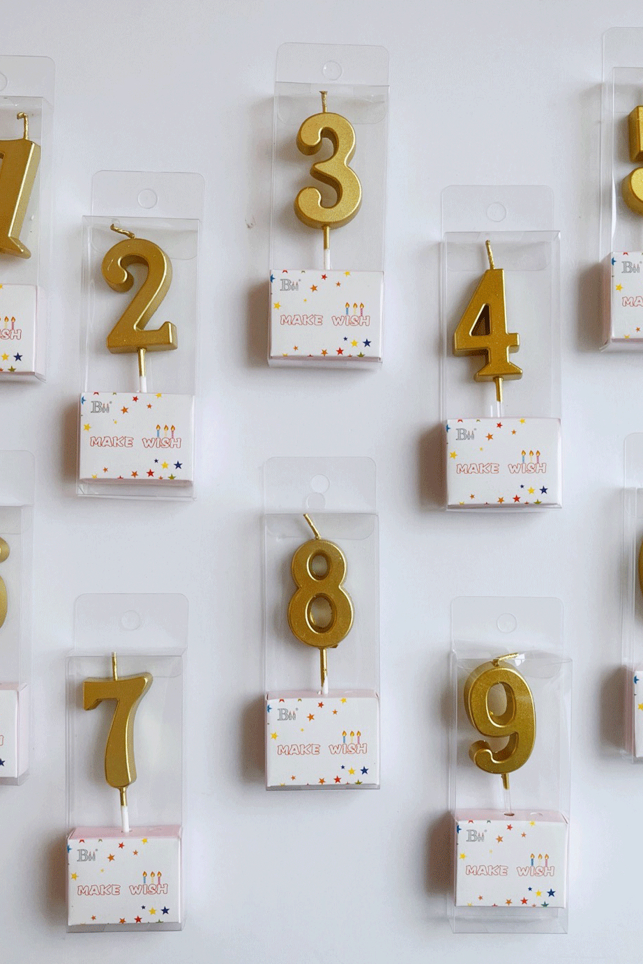 数字蜡烛（请备注数字）